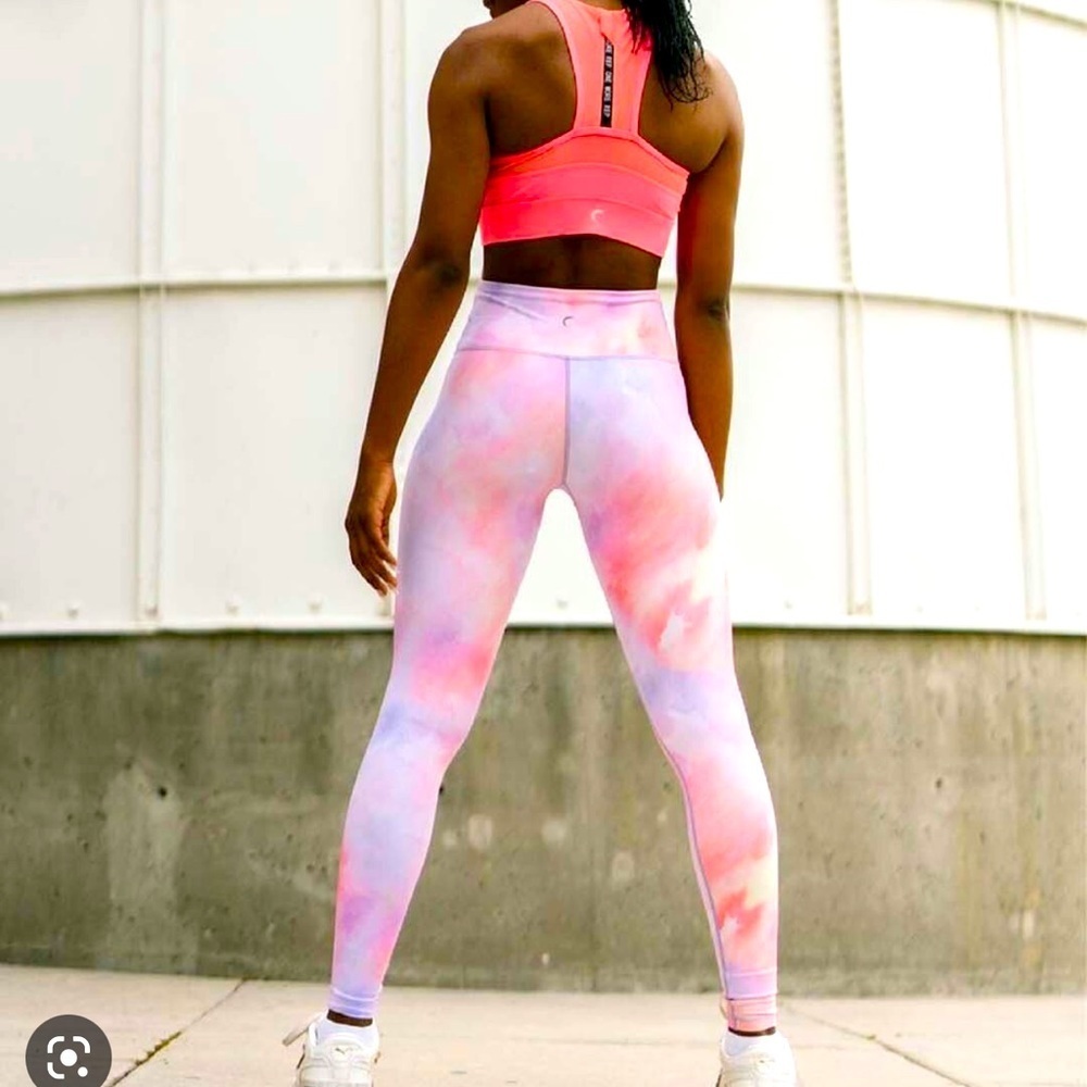 ZYIA active leggings tie dye  multicolor size 12
